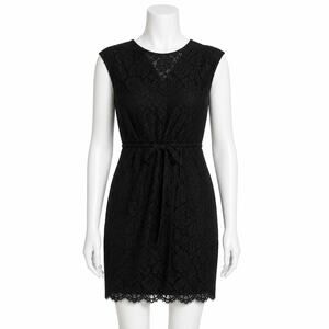 ABS by Allen Schwartz Black Lace Mini Dress - Size XS